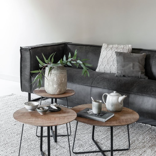 Recycled Teakwood Coffee table 60cm