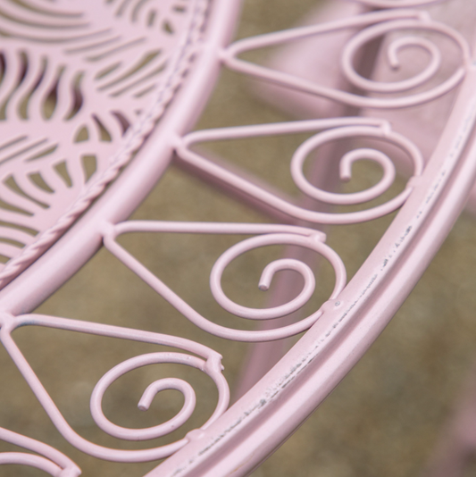 Pink Bistro Set