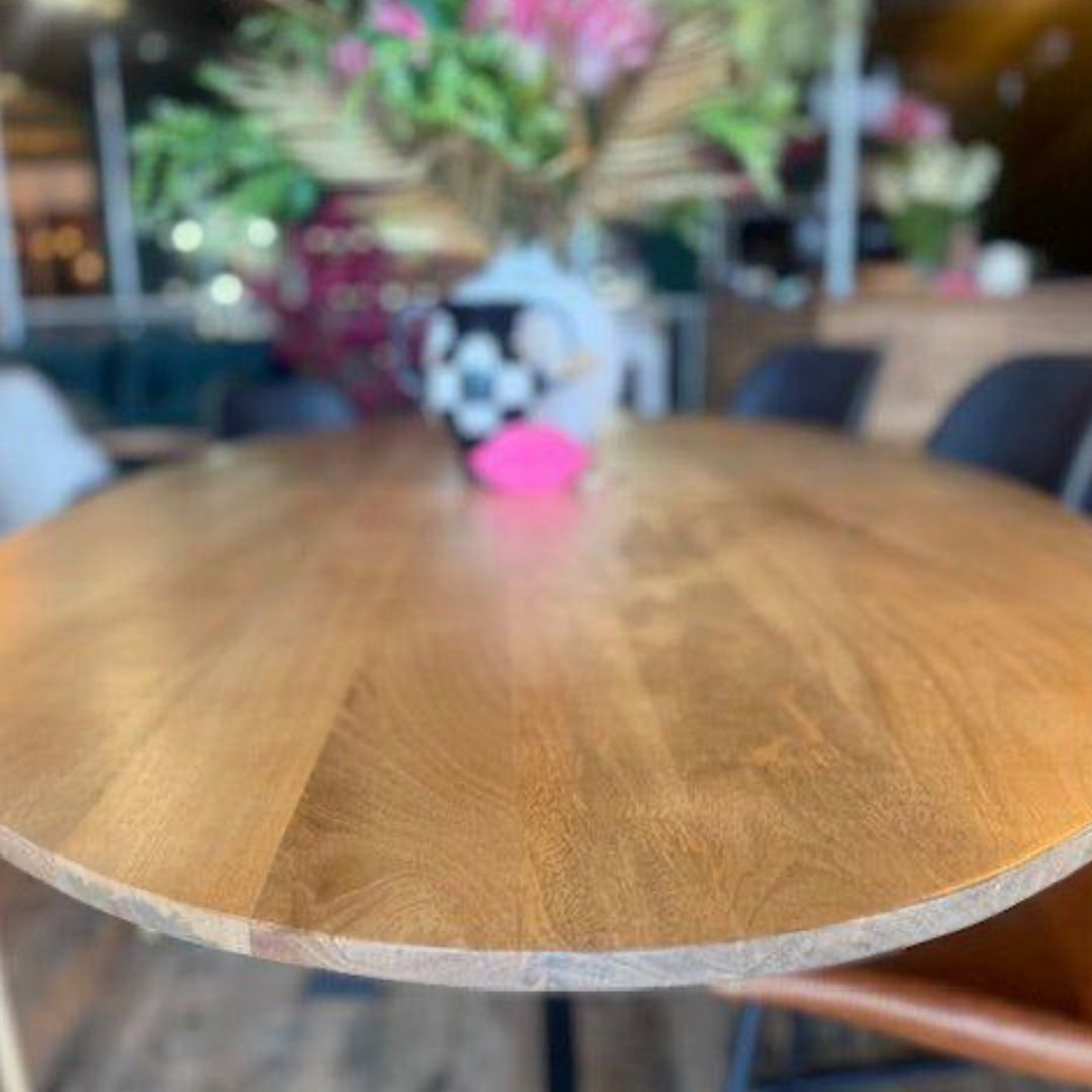 Ex display Mango Oval dining table 2.2m