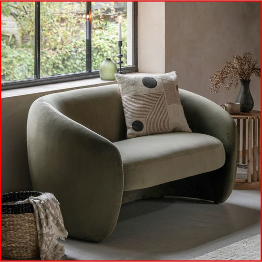 Curve Sofa Moss Green