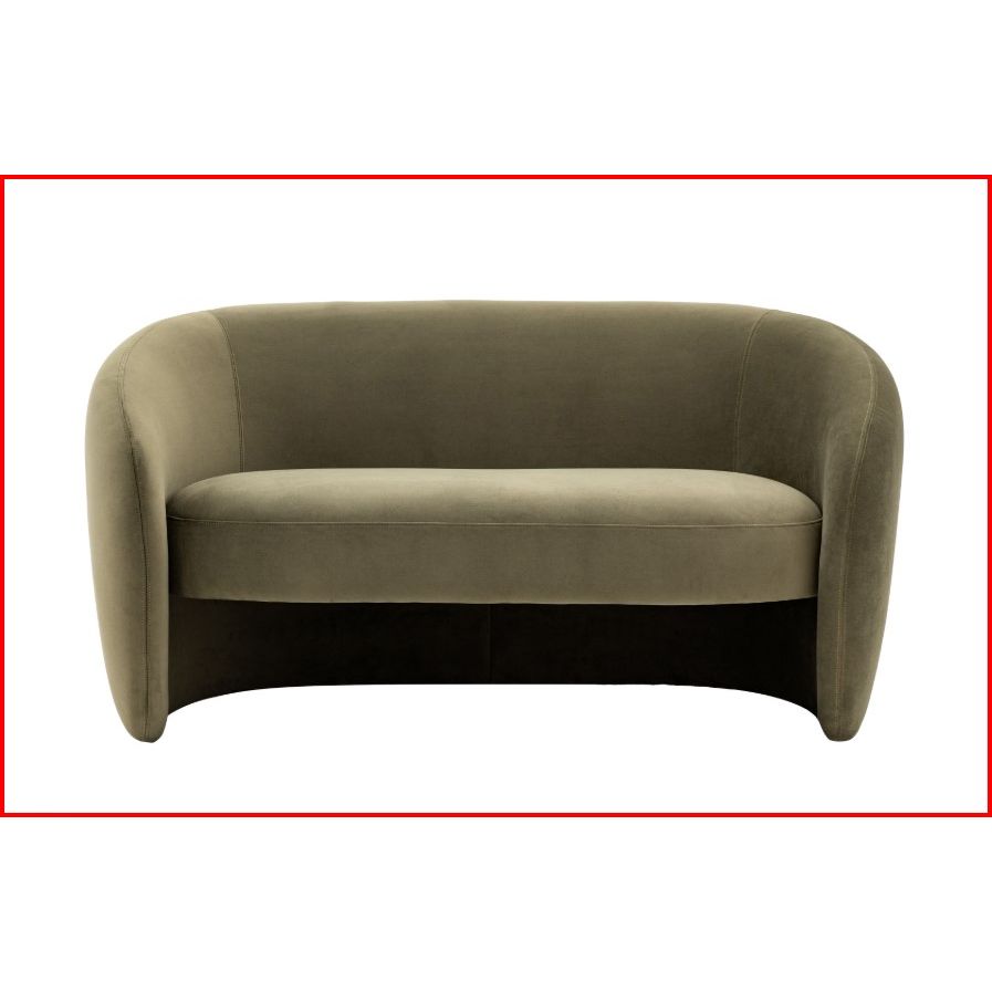 Curve Sofa Moss Green
