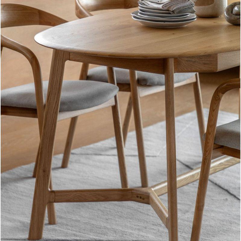 Oak extending table