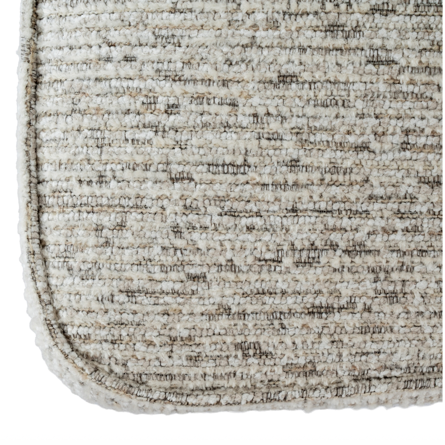 Fabric Curved dining chair Natural