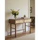 Rustic mango 2 drawer console table