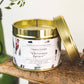 Christmas Spruce (Nutcracker Pure) Candle in a Matt Gold Tin