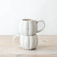 Speckled White Pumpkin Mug, 11cm