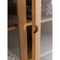 Teakwood 2 door Cabinet glass doors