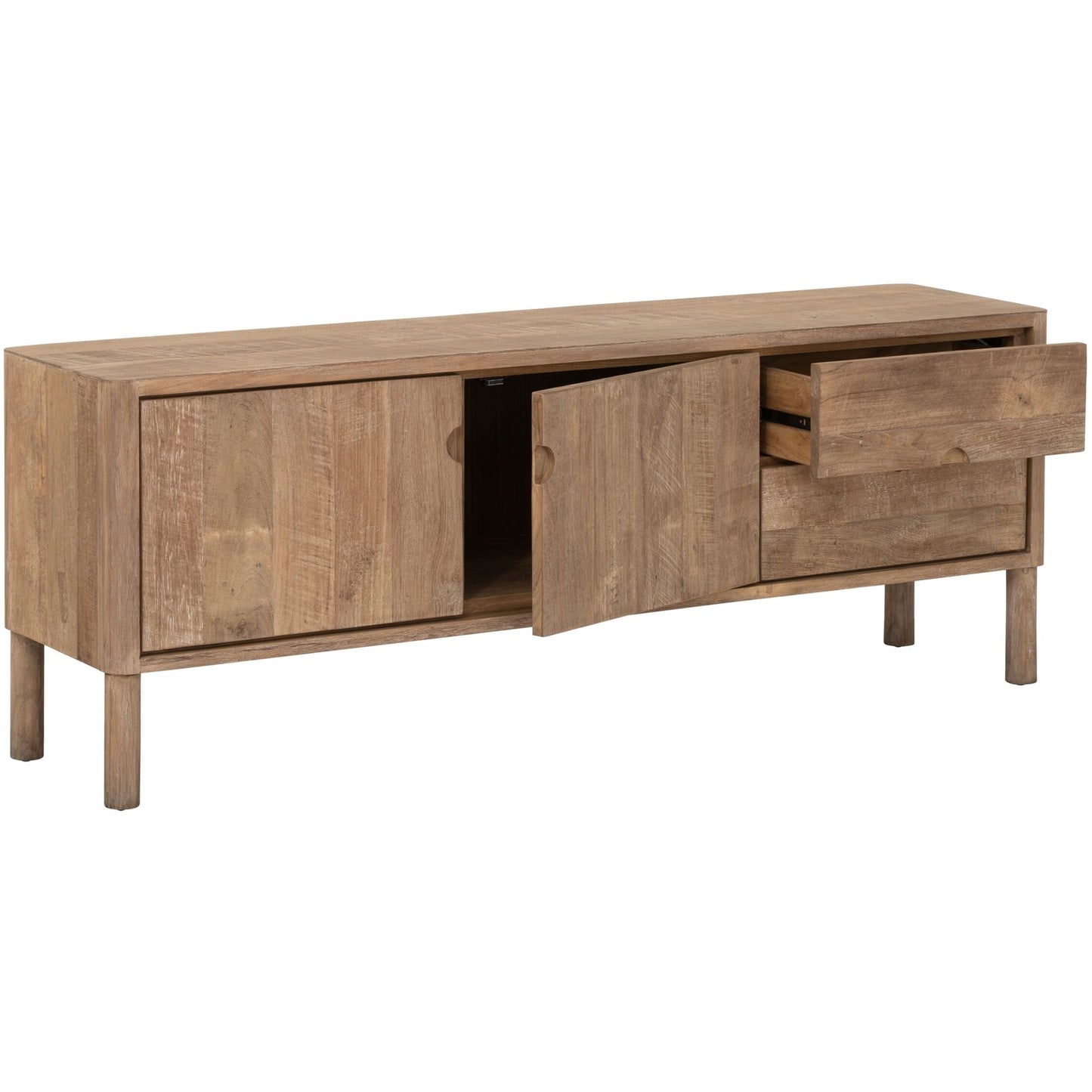 Teakwood sideboard 2 door 2 drawer
