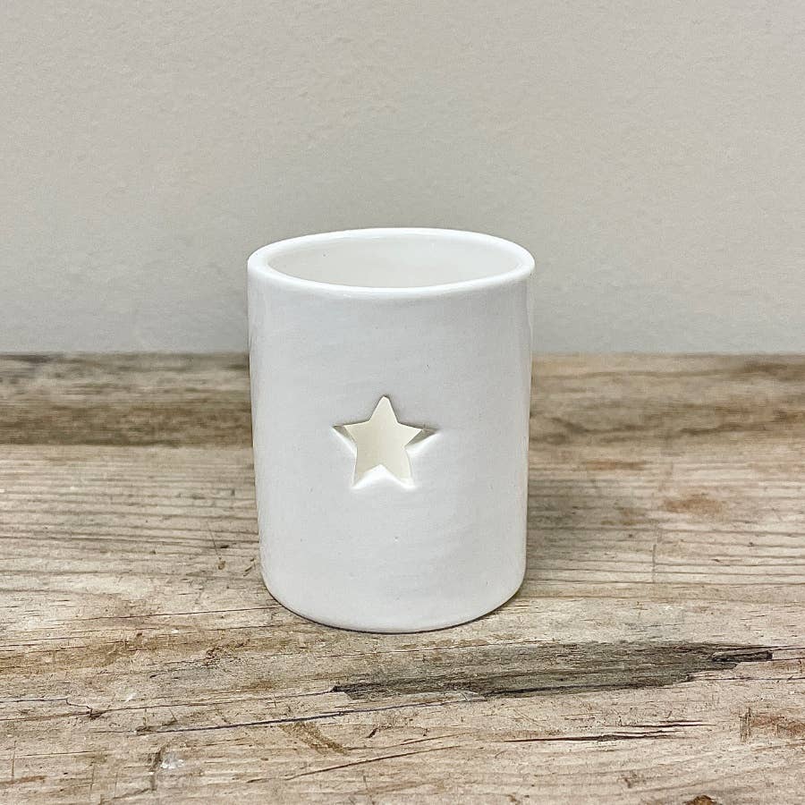 Simple Star T-light Holder, 6cm