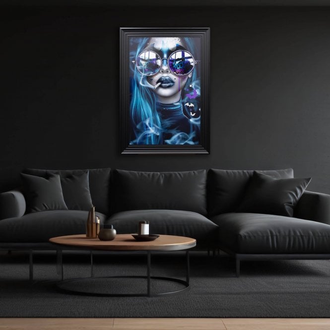 Bat Girl framed Picture