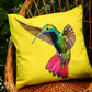 Hummingbird Velvet Cushion