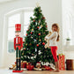 Giant Christmas Nutcracker Soldier Decoration, 120cm/4ft