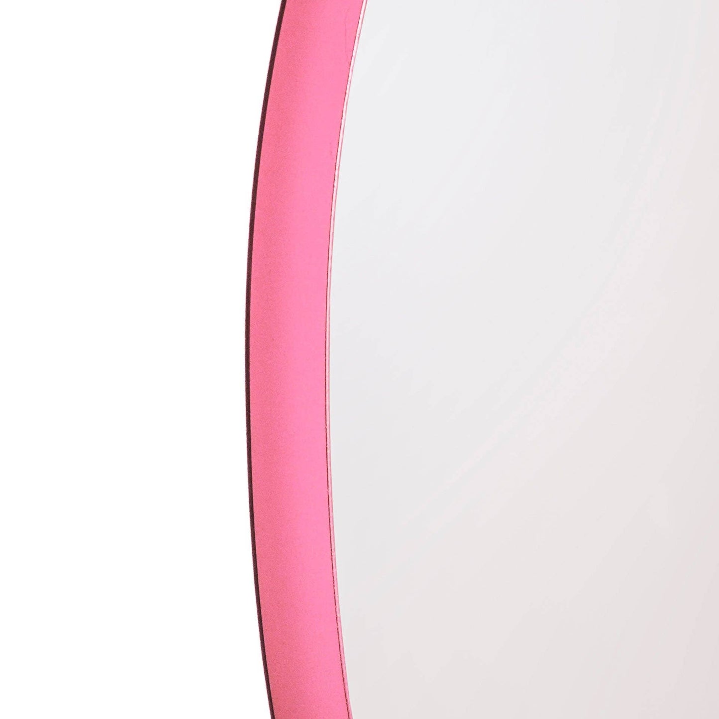 Neon Pink Wall Mirror Round Ø40cm