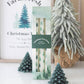 Set of 3 White Christmas Tree Taper Candles