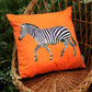 Zebra Velvet Cushion