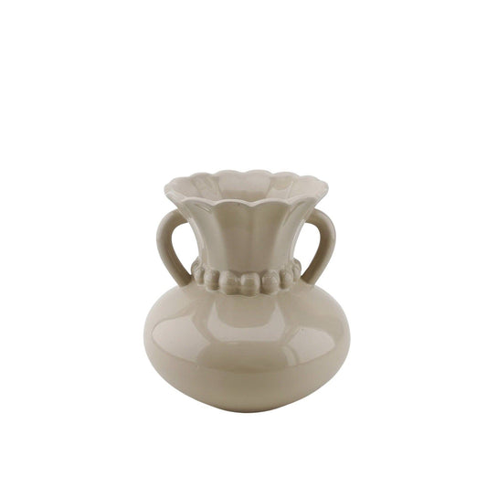 Pearl Neck Vase in Sand