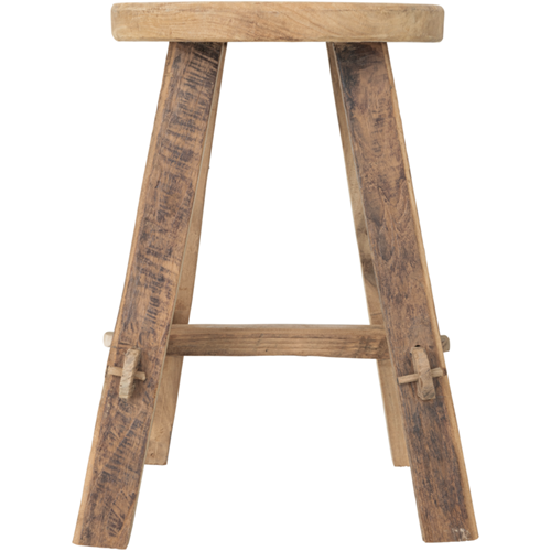 Rustic Teakwood Stool