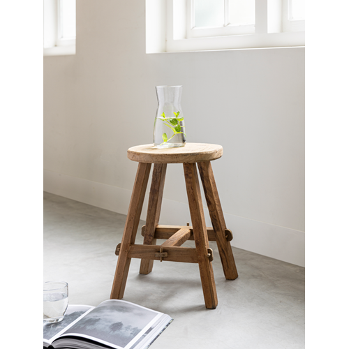 Rustic Teakwood Stool